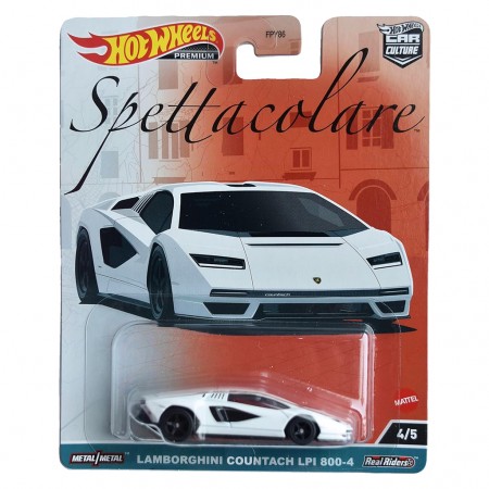 Carro Hot Wheels Spettacolare 4/5 - Lamborghini Countach Lpi 800-4 (10055)