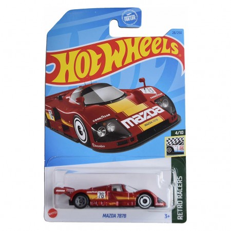Carro Hot Wheels Retro Racers 4/10 - Mazda 787b Jkj79 (12013)