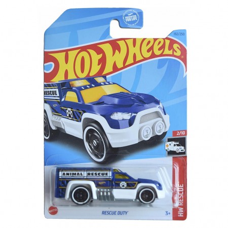 Carro Hot Wheels Hw Rescue 2/10 - Rescue Duty Hkj20 -n7c5 12013