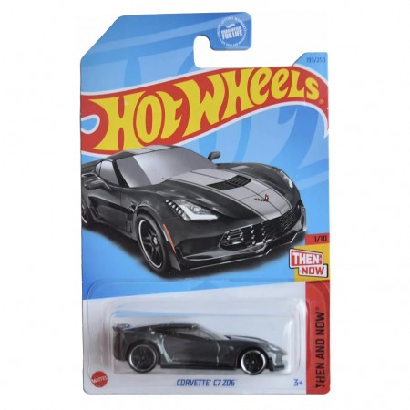 Carro Hot Wheels Then And Now 1/10 - Corvette C7 Z06 Hkj40 -n7c5 12013