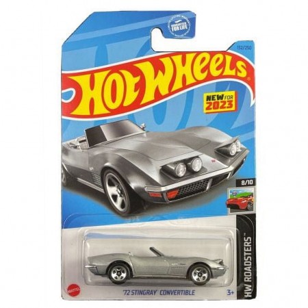 Carro Hot Wheels Hw Roadsters 8/10 - '72 Stingray Convertible Hkk12 -n7c5 12013