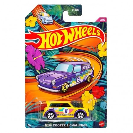 Carro Hot Wheels Spring 3/5 - Mini Cooper S Challenge Hvx22 (3572)
