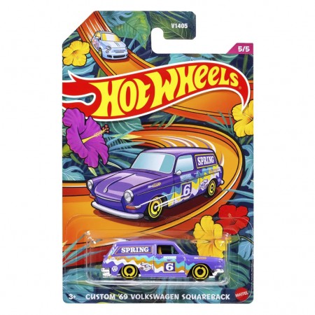 Carro Hot Wheels Spring 5/5 - Custom '69 Volkswagen Squareback Hvx24 (3572)