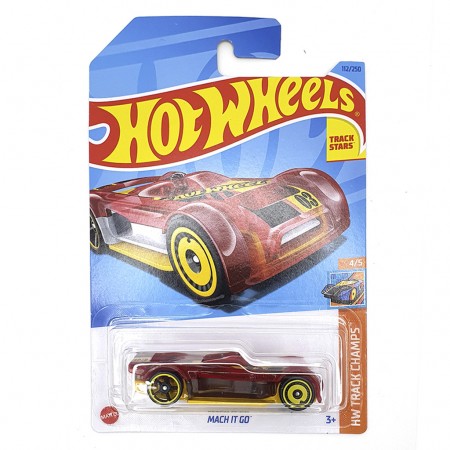 Carro Hot Wheels Hw Track Champs 4/5 - Mach It Go Hcw90 (5405)