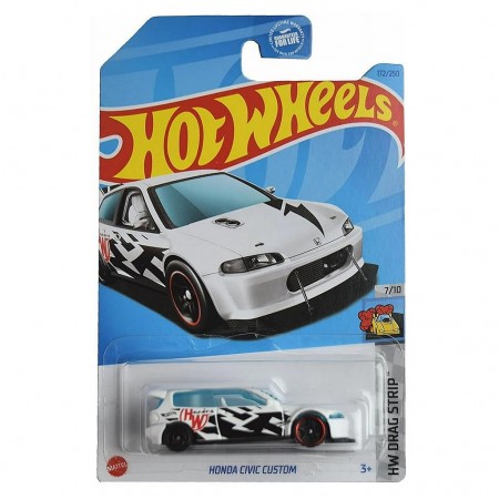 Carro Hot Wheels Hw Drag Strip 7/10 - Honda Civic Custom Hcx78 (5405)