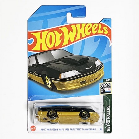 Carro Hot Wheels Retro Racers 5/10 - Matt And Debbie Hay's 1988 Pro Street Thunderbird Hkj80 3102