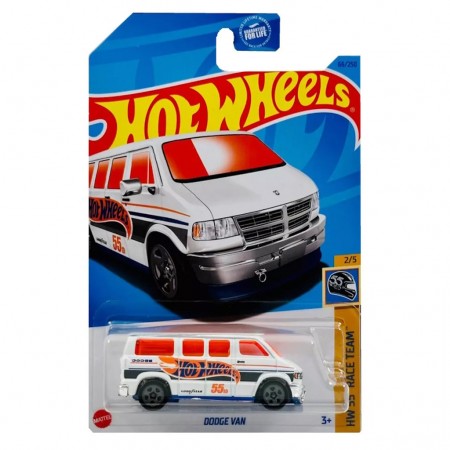 Carro Hot Wheels Hw 55 Race Team 2/5 - Dodge Van Hkk28 (3102)