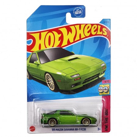 Carro Hot Wheels Hw: The 80s 4/10 - '89 Mazda Savanna Rx-7 Fc3s