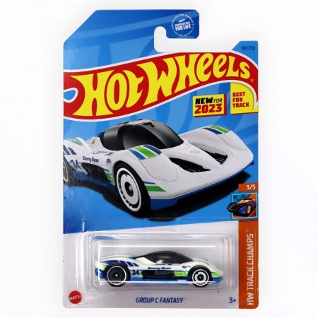 Carro Hot Wheels Hw Track Champs 3/5 - Gorup C Fantasy Hkg34 (3058)