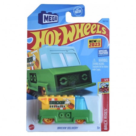 Carro Hot Wheels Brick Rides 3/5 - Brickin Delivery Hkg31 (3058)