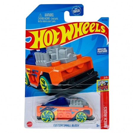 Carro Hot Wheels Brick Rides 2/5 - Custom Small Block Hkh16 (3058)