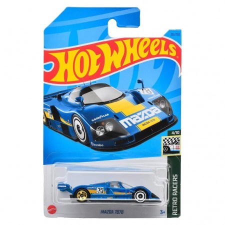 Carro Hot Wheels Retro Racers 4/10 - Mazda 787b Hkh01 (3058)