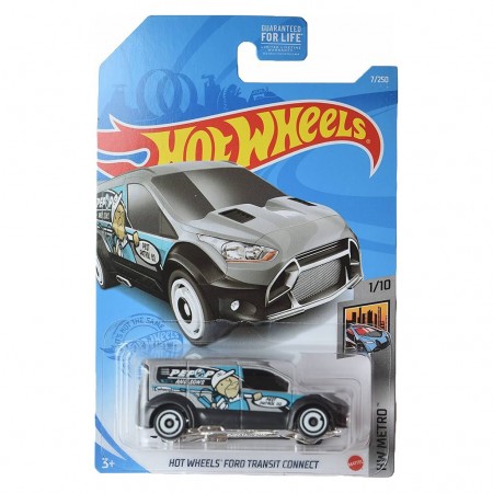 Carro Hot Wheels Hw Metro 1/10 - Hot Wheels Ford Transit Connect Hkh50 (3058)