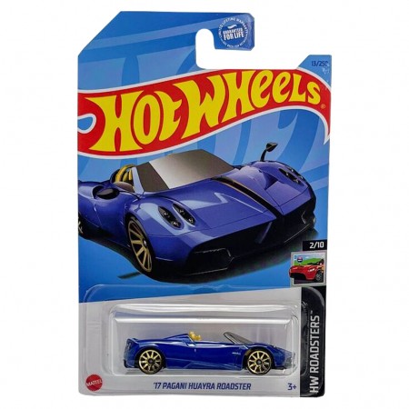 Carro Hot Wheels Hw Roadsters 2/10 - 17' Pagani Huyara Roadster Hkk08 (0134)
