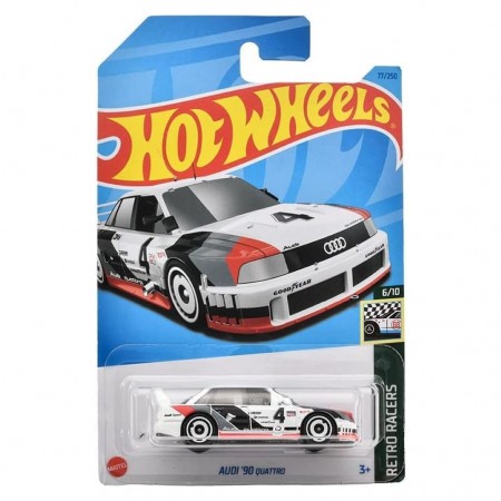 Carro Hot Wheels Retro Racers 6/10 - Audi '90 Quattro Hkg35 (0134)