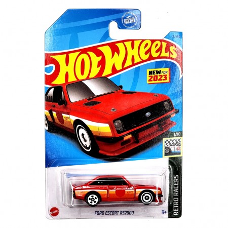 Carro Hot Wheels Retro Racers1/10 - Ford Escort Rs2000 Hkj77