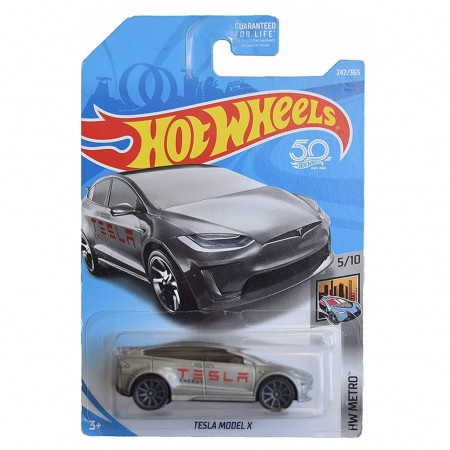 Carro Hot Wheels Hw Metro 5/10 - Tesla Model X Hkk20 (0134)