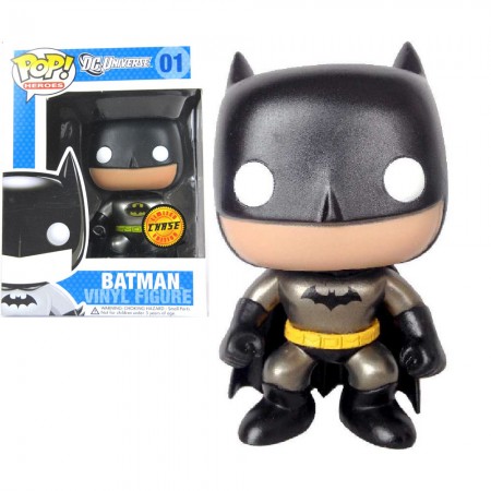 Funko Pop Chase Heroes Dc Super Heroes - Batman 01 Metallic