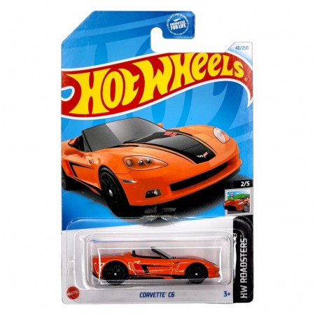 Carro Hot Wheels Hw Roadsters 2/5 - Corvette C6 Htc14