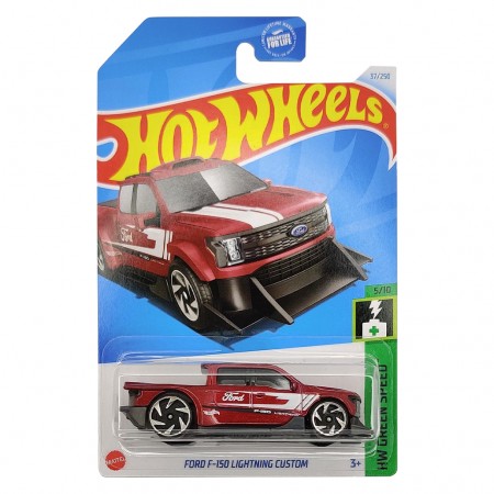 Carro Hot Wheels Hw Green Speed 5/10 - Ford F-150 Lightning Custom Htb82