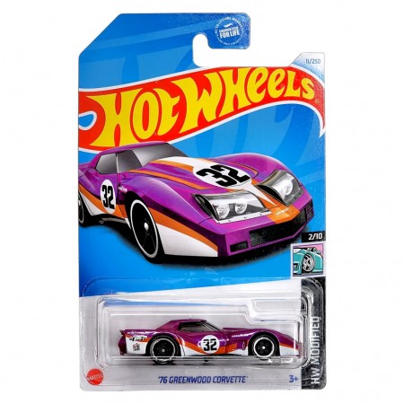 Carro Hot Wheels Hw Modified 2/10 - '76 Greenwood Corvette (htb67)
