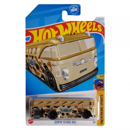 Carro Hot Wheels Hw Xtreme Sports 4/5 - Surfin' School Bus Htb99 (0134)
