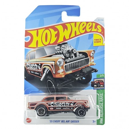 Carro Hot Wheels Hw Reverse Rake 2/5 - '55 Chevy Bel Air Gasser Htb90 (0134)