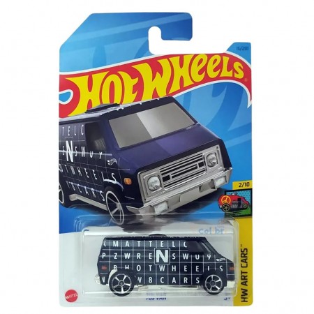 Carro Hot Wheels Hw Art Cars 2/10 - 70s Van Hkk16 (3096)