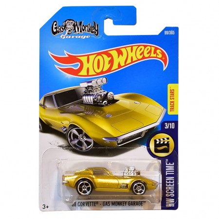 Carro Hot Wheels Hw Screen Time 3/10 - '68 Corvette - Gas Monkey Garage (hkl10)