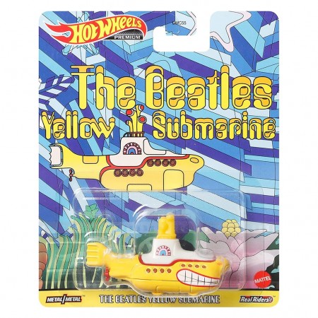 Carro Hot Wheels Premium: The Beetles Yellow Submarine Hkh12 (3096)