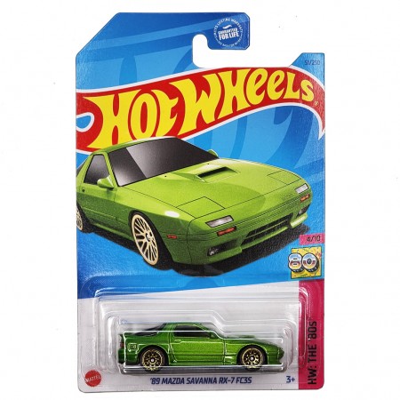 Carro Hot Wheels Hw The 80s 4/10 - '89 Mazda Savanna Rx-7 Fc3s Hkg81