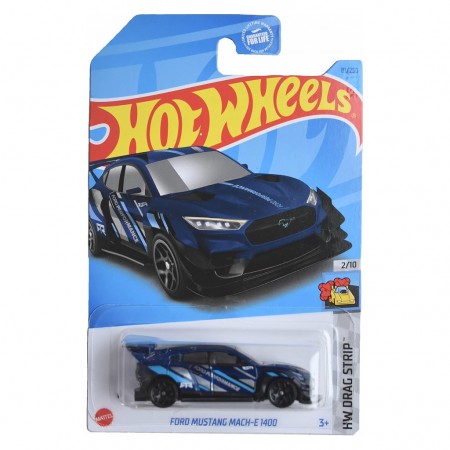 Carro Hot Wheels Hw Drag Strip 2/10 - Ford Mustang Mach-e 1400 Hkh29