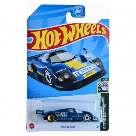 Carro Hot Wheels Retro Racers 4/10 - Mazda 787b Hkh01