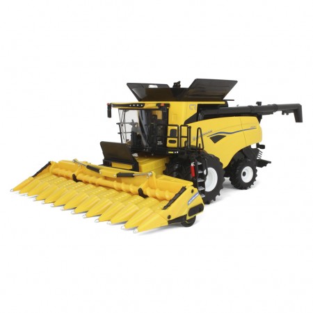 Colheitadeira Ertl New Holland - Cr9.90 With Corn & Grain Heads - Escala 1/32 (13973)