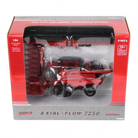 Colheitadeira Ertl Case Ih - 7250 Tracked With Corn & Grain Heads - Escala 1/64 (44327)