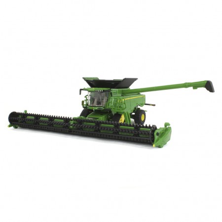 Colheitadeira Ertl John Deere - X9 1100 With Front Tracks & Corn Heads - Escala 1/64 (45747)