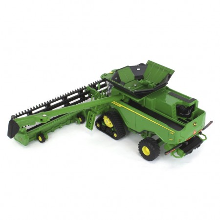 Colheitadeira Ertl John Deere - X9 1100 With Front Tracks & Corn Heads - Escala 1/64 (45747)