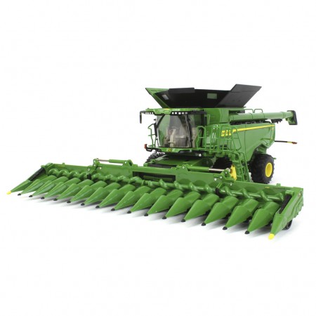 Colheitadeira Ertl John Deere - X9 1000 Tracked Combine With Corn & Draper Heads - Escala 1/32 (45759)