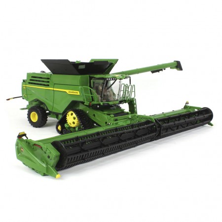 Colheitadeira Ertl John Deere - X9 1000 Tracked Combine With Corn & Draper Heads - Escala 1/32 (45759)