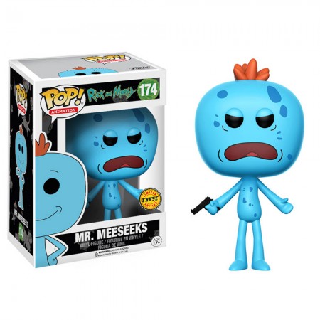 Funko Pop Chase Animation Rick And Morty - Mr.meeseeks 174