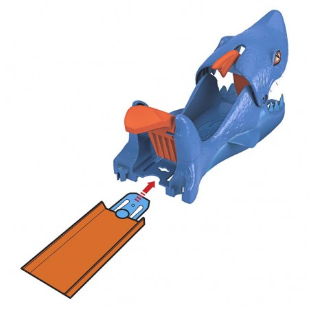 Carro Hot Wheels City Playset - Shark Launcher (4350)