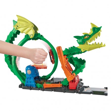 Hot Wheel Dragon Drive Firefight Playset (5421)