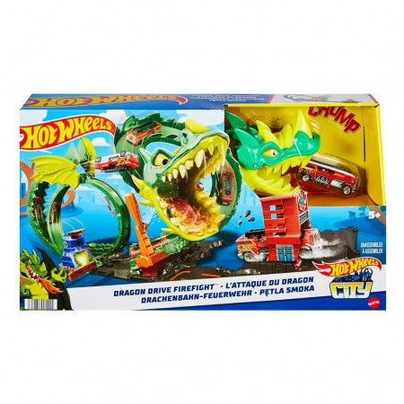 Hot Wheel Dragon Drive Firefight Playset (5421)