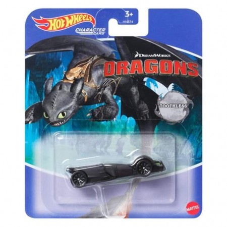 Carro Hot Wheels Character Cars How To Train Your Dragon - Toothless