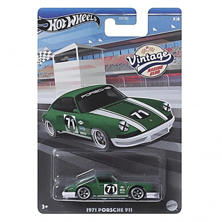 Carro Hot Wheels Vintage Racing Club 5/6 - 1971 Porsche 911 (5870)