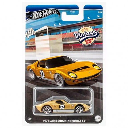 Carro Hot Wheels Vintage Racing Club - 1971 Lamborghini Miura Sv (5900)