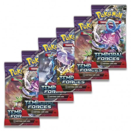 Cartas Pokmon Tcg: Scarlet & Violet - Temporal Forces - Booster Pack (1 Unidade)