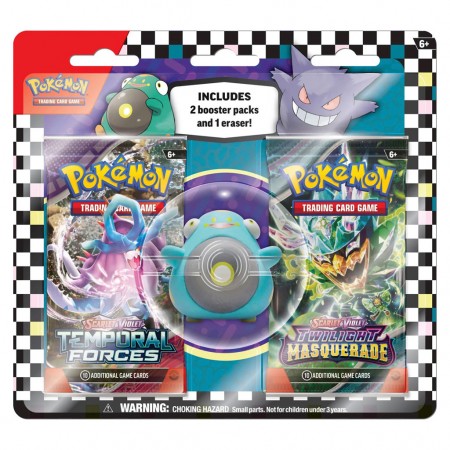 Cartas Pokemon Tcg: Scarlet & Violet - Eraser Blister & Booster Packs (85822)