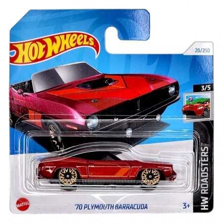Carro Hot Wheels Hw Roadsters 3/5 - '70 Plymouth Barracuda Htc95 (8925)