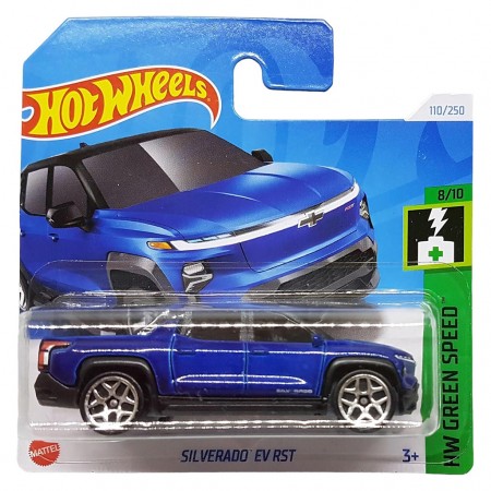 Carro Hot Wheels Hw Green Speed 8/10 - Silverado Ev Rst Hry63 (8925)